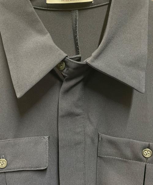 BEAUTY&YOUTH（ビューティーアンドユース）BEAUTY&YOUTH (ビューティーアンドユース) ポリエステルツイル ワークジャンプスーツ ネイビー サイズ:Mの古着・服飾アイテム