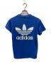 adidas (アディダス) ヴィンテージ両面トレフォイルTシャツ ブルー サイズ:Ｍ：6000円