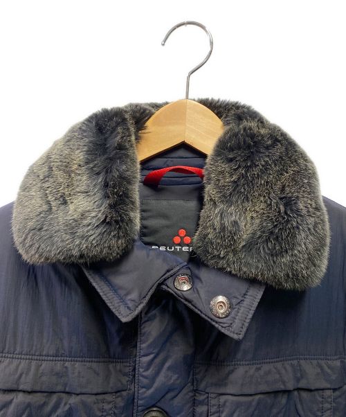 PEUTEREY（ピューテリー）PEUTEREY (ピューテリー) ダウンジャケット ネイビー サイズ:44の古着・服飾アイテム