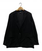 theoryセオリー）の古着「Powder Crepe Casual Blazer UL」｜ブラック