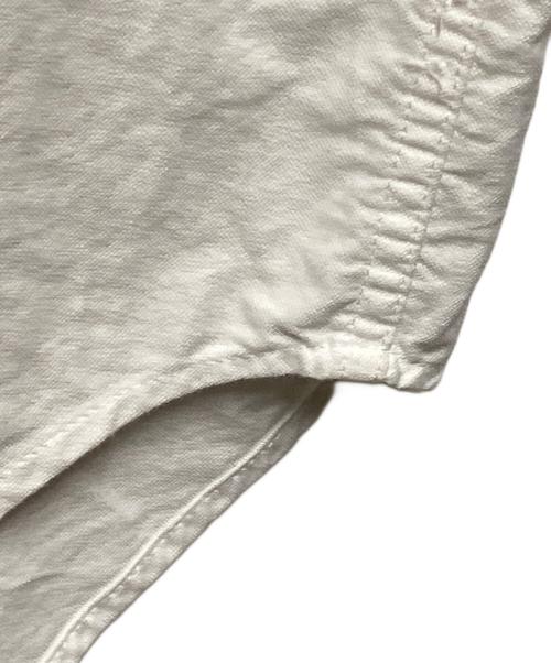 Engineered Garments（エンジニアドガーメンツ）Engineered Garments (エンジニアド ガーメンツ) LOWERCASE (ロウワーケース) ハーフスリーブボタンダウンシャツ ホワイト サイズ:Ｍの古着・服飾アイテム