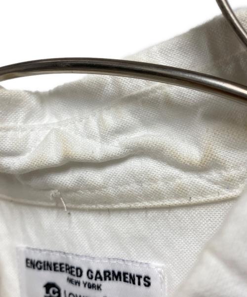 Engineered Garments（エンジニアドガーメンツ）Engineered Garments (エンジニアド ガーメンツ) LOWERCASE (ロウワーケース) ハーフスリーブボタンダウンシャツ ホワイト サイズ:Ｍの古着・服飾アイテム