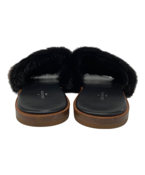 LOUIS VUITTON（ルイ ヴィトン）LOUIS VUITTON (ルイ ヴィトン) ファーサンダル ブラウン サイズ:36　1/2の古着・服飾アイテム