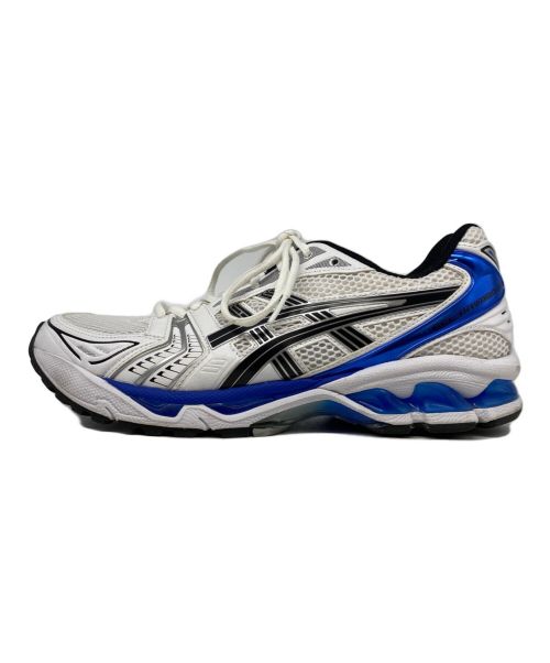 asics（アシックス）asics (アシックス) GEL-KAYANO 14 ホワイト×ブルー サイズ:US9の古着・服飾アイテム