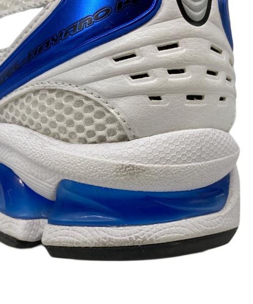 asics（アシックス）asics (アシックス) GEL-KAYANO 14 ホワイト×ブルー サイズ:US9の古着・服飾アイテム