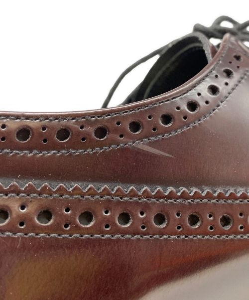 PRADA（プラダ）PRADA (プラダ) ウィングチップシューズ ブラウン サイズ:6 1/2の古着・服飾アイテム