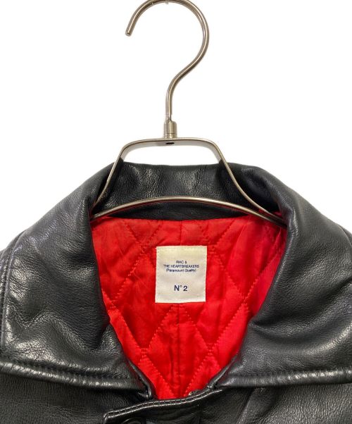 BEDWIN &THE HEARTBREAKERS（ベドウィンアンドザ ハートブレイカーズ）BEDWIN &THE HEARTBREAKERS (ベドウィンアンドザ ハートブレイカーズ) RHC Ron Herman (アールエイチシー ロンハーマン) レザージャケット ブラック サイズ:サイズ詳細参照の古着・服飾アイテム