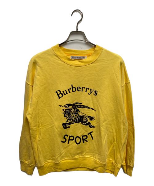 Burberry's（バーバリーズ）Burberry's (バーバリーズ) スウェット イエロー サイズ:Ｍの古着・服飾アイテム