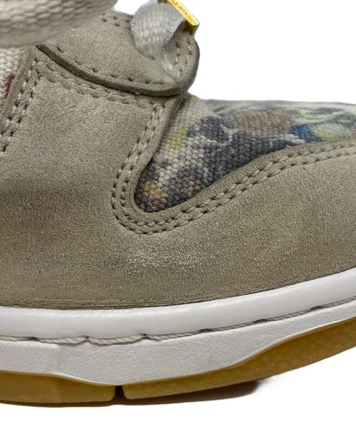 NIKE SB（ナイキエスビー）NIKE SB (ナイキエスビー) SUPREME (シュプリーム) DUNK HIGH OG QS ベージュ サイズ:US7の古着・服飾アイテム