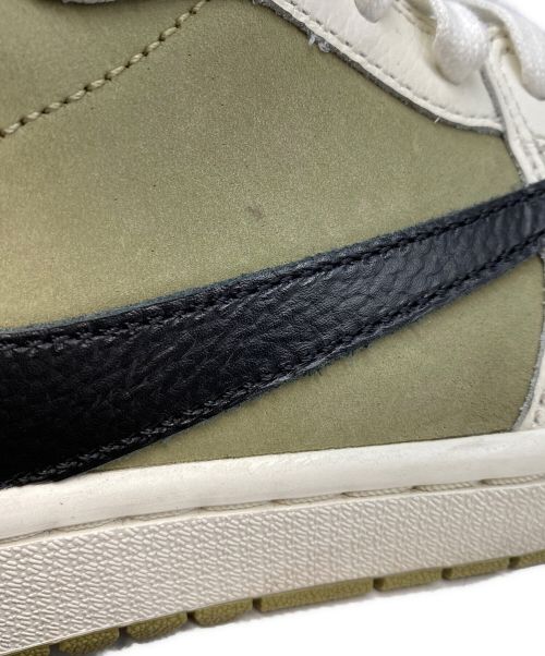 NIKE（ナイキ）NIKE (ナイキ) Travis Scott (トラヴィス スコット) Air Jordan 1 Low Golf NRG Neutral Olive オリーブ サイズ:US8.5の古着・服飾アイテム