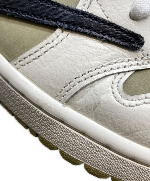 NIKE（ナイキ）NIKE (ナイキ) Travis Scott (トラヴィス スコット) Air Jordan 1 Low Golf NRG Neutral Olive オリーブ サイズ:US8.5の古着・服飾アイテム
