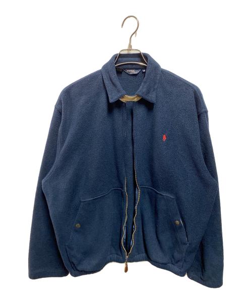 POLO RALPH LAUREN（ポロ・ラルフローレン）POLO RALPH LAUREN (ポロ・ラルフローレン) フリースジャケット ネイビー サイズ:Mの古着・服飾アイテム