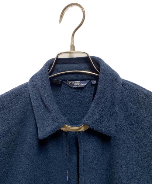 POLO RALPH LAUREN（ポロ・ラルフローレン）POLO RALPH LAUREN (ポロ・ラルフローレン) フリースジャケット ネイビー サイズ:Mの古着・服飾アイテム