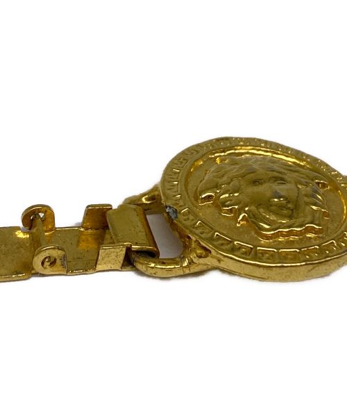 GIANNI VERSACE（ジャンニ・ヴェルサーチ）GIANNI VERSACE (ジャンニ・ヴェルサーチ) メデューサメダリオンブレスレット ゴールドの古着・服飾アイテム