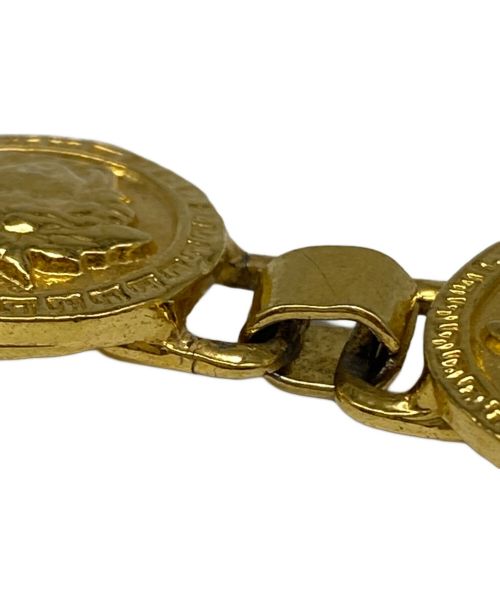 GIANNI VERSACE（ジャンニ・ヴェルサーチ）GIANNI VERSACE (ジャンニ・ヴェルサーチ) メデューサメダリオンブレスレット ゴールドの古着・服飾アイテム