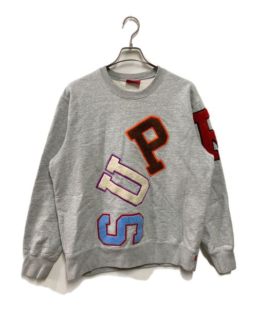 SUPREME（シュプリーム）SUPREME (シュプリーム) Big Arc Crewneck グレー サイズ:Lの古着・服飾アイテム