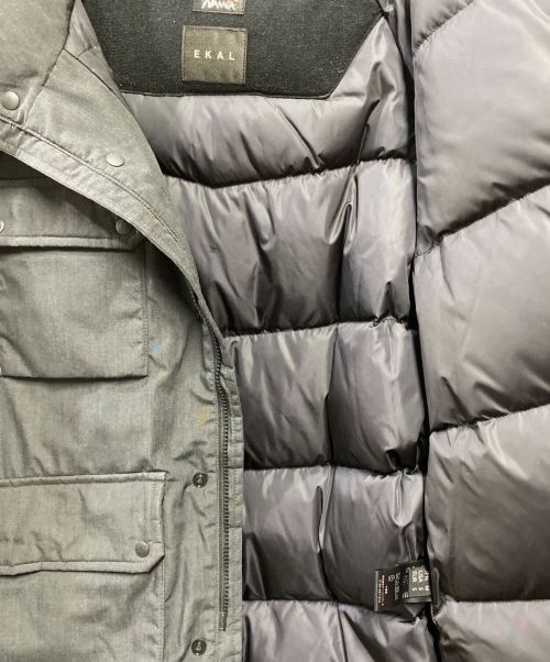 NANGA（ナンガ）NANGA (ナンガ) EKAL (エカル) TAKIBI DOWN JACKET グレー サイズ:Мの古着・服飾アイテム