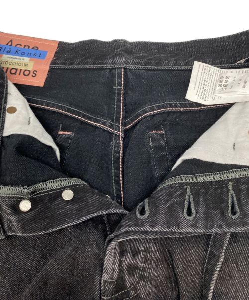 ACNE STUDIOS Bla konst（アクネステュディオスブロコンスト）ACNE STUDIOS Bla konst (アクネステュディオスブロコンスト) 1991 Toj Vintage Black Loose Fit Jeans 3654050028 ブラック サイズ:28 / 32の古着・服飾アイテム