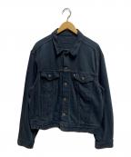 LEVI'Sリーバイス）の古着「後染めブラックデニムジャケット」｜ブラック