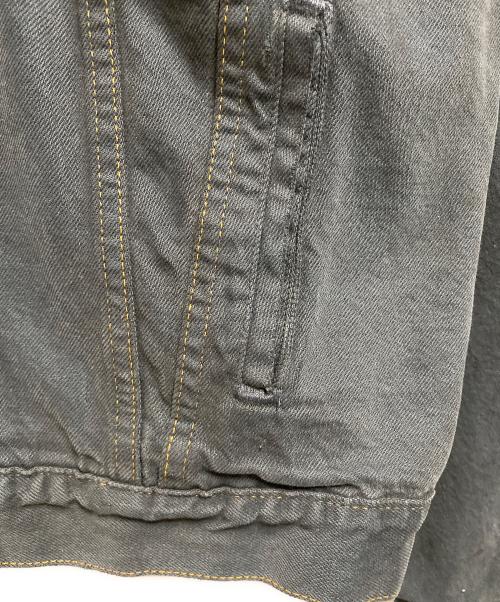 LEVI'S（リーバイス）LEVI'S (リーバイス) 後染めブラックデニムジャケット ブラック サイズ:サイズ詳細参照の古着・服飾アイテム