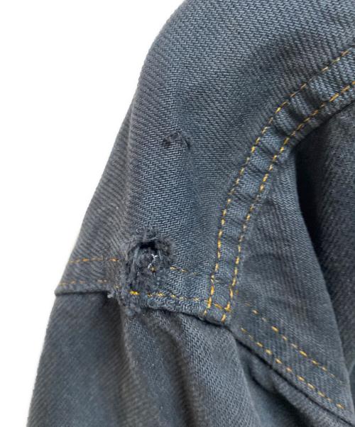 LEVI'S（リーバイス）LEVI'S (リーバイス) 後染めブラックデニムジャケット ブラック サイズ:サイズ詳細参照の古着・服飾アイテム