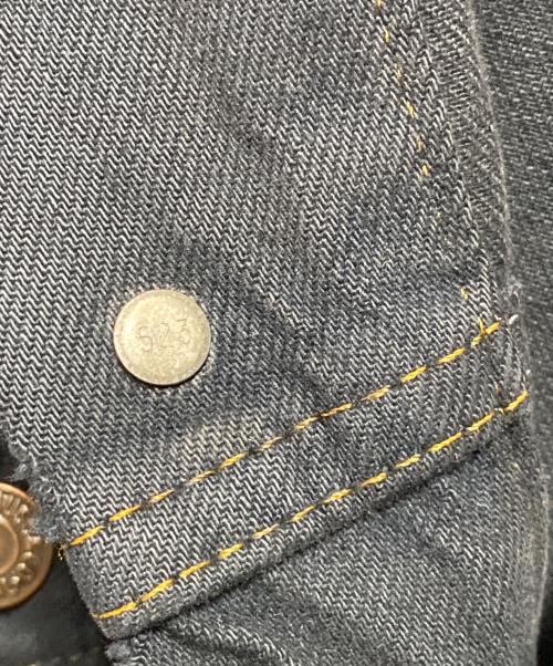 LEVI'S（リーバイス）LEVI'S (リーバイス) 後染めブラックデニムジャケット ブラック サイズ:サイズ詳細参照の古着・服飾アイテム