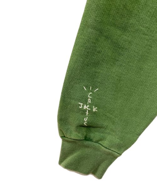 cactus jack（カクタス・ジャック）cactus jack (カクタス・ジャック) the utopia issue hoodie グリーン サイズ:Lの古着・服飾アイテム