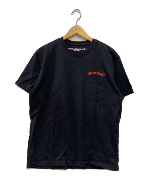 CHROME HEARTS（クロムハーツ）CHROME HEARTS (クロムハーツ) 99 EYES CHOMPER プリントTシャツ ブラック サイズ:Lの古着・服飾アイテム