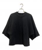 ADOREアドーア）の古着「ミディジョーゼットブラウス」｜ブラック