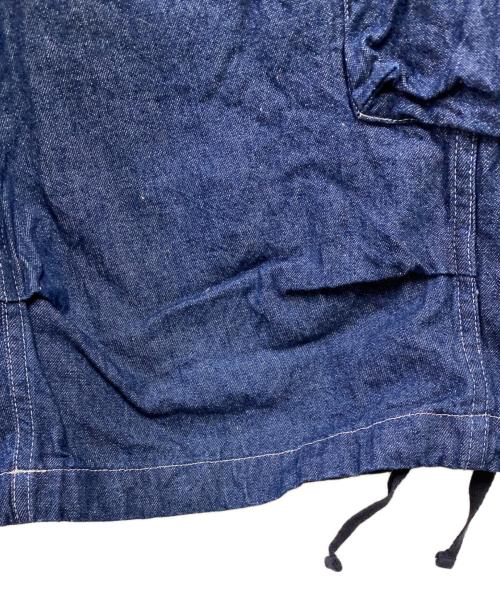 Engineered Garments（エンジニアドガーメンツ）Engineered Garments (エンジニアド ガーメンツ) BEAMS PLUS (ビームスプラス) BDU 3/4 Shorts Denim インディゴ サイズ:xsの古着・服飾アイテム