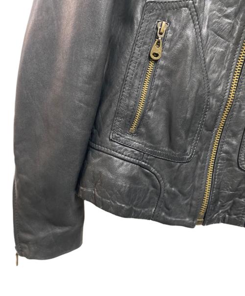 DOMA（ドマ）DOMA (ドマ) レザージャケット ブラック サイズ:Sの古着・服飾アイテム