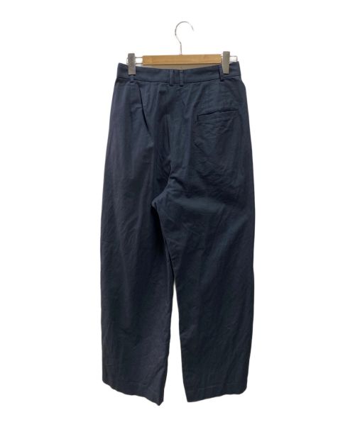 6(ROKU) BEAUTY&YOUTH（ロク ビューティーアンドユース）6(ROKU) BEAUTY&YOUTH (ロク ビューティーアンドユース) タックパンツ ネイビー サイズ:38の古着・服飾アイテム
