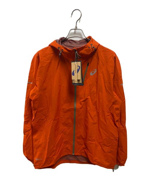 asics（アシックス）asics (アシックス) FUJITRAIL防水透湿ジャケット オレンジ サイズ:L 未使用品の古着・服飾アイテム