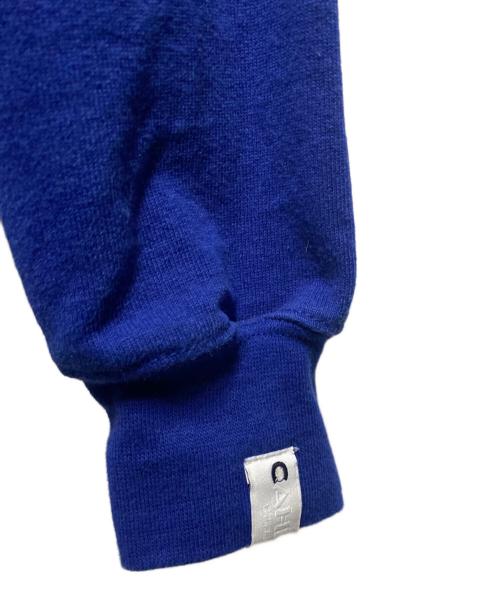 CAHLUMN（カウラム）CAHLUMN (カウラム) Zip Cadet Collar Shirt ブルー サイズ:Ｌの古着・服飾アイテム