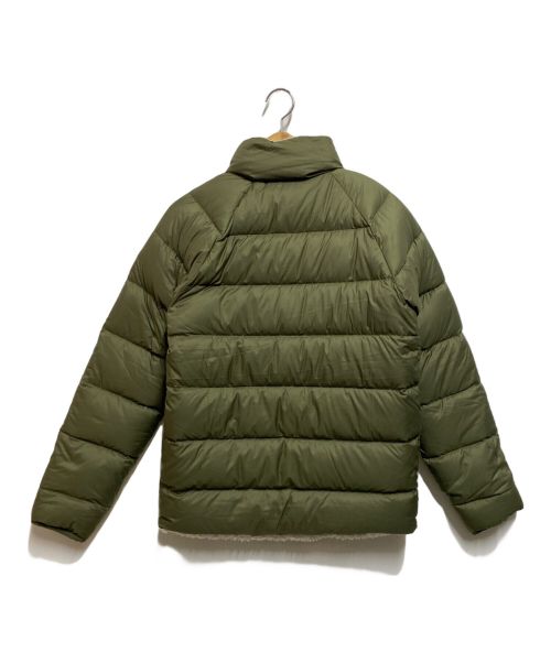 Patagonia（パタゴニア）Patagonia (パタゴニア) Reversible Silent Down Fleece Jacket グリーン サイズ:XSの古着・服飾アイテム