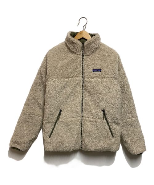 Patagonia（パタゴニア）Patagonia (パタゴニア) Reversible Silent Down Fleece Jacket グリーン サイズ:XSの古着・服飾アイテム