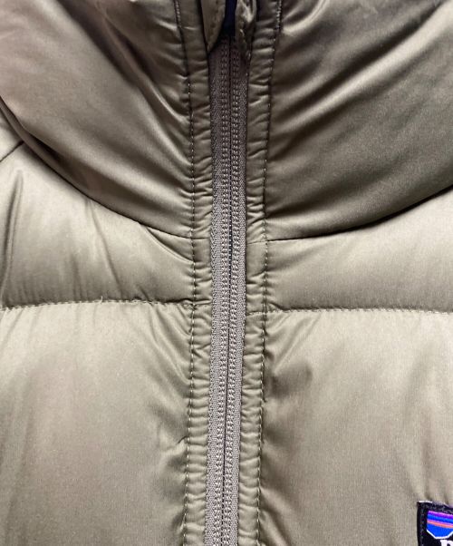 Patagonia（パタゴニア）Patagonia (パタゴニア) Reversible Silent Down Fleece Jacket グリーン サイズ:XSの古着・服飾アイテム
