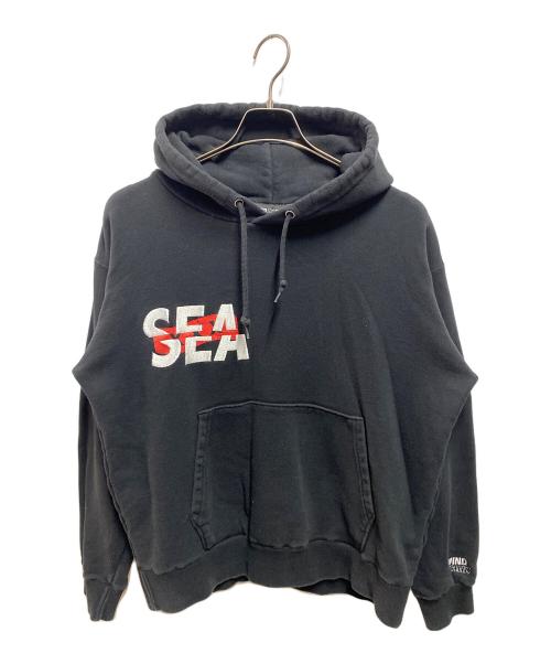 WIND AND SEA（ウィンダンシー）WIND AND SEA (ウィンダンシー) GOD SELECTION XXX (ゴッドセレクショントリプルエックス) プルオーバーパーカー ブラック サイズ:Mの古着・服飾アイテム