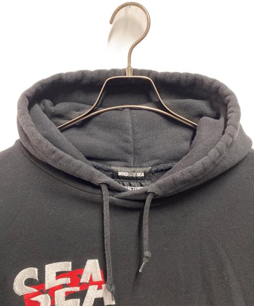 WIND AND SEA（ウィンダンシー）WIND AND SEA (ウィンダンシー) GOD SELECTION XXX (ゴッドセレクショントリプルエックス) プルオーバーパーカー ブラック サイズ:Mの古着・服飾アイテム