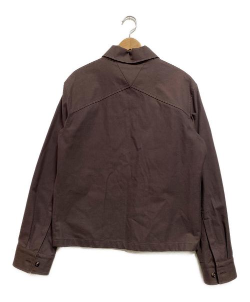 BOTTEGA VENETA（ボッテガベネタ）BOTTEGA VENETA (ボッテガベネタ) コットンシャツジャケット ブラウン サイズ:48の古着・服飾アイテム
