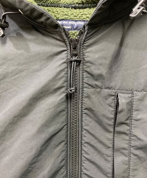 COMME des GARCONS HOMME（コムデギャルソン オム）COMME des GARCONS HOMME (コムデギャルソン オム) POLARTECフリースジャケット グリーン サイズ:Lの古着・服飾アイテム