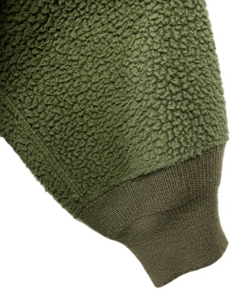 COMME des GARCONS HOMME（コムデギャルソン オム）COMME des GARCONS HOMME (コムデギャルソン オム) POLARTECフリースジャケット グリーン サイズ:Lの古着・服飾アイテム