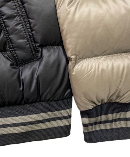 MONCLER（モンクレール）MONCLER (モンクレール) BRADFORD GIUBBOTTO ブラック×ベージュ サイズ:2の古着・服飾アイテム