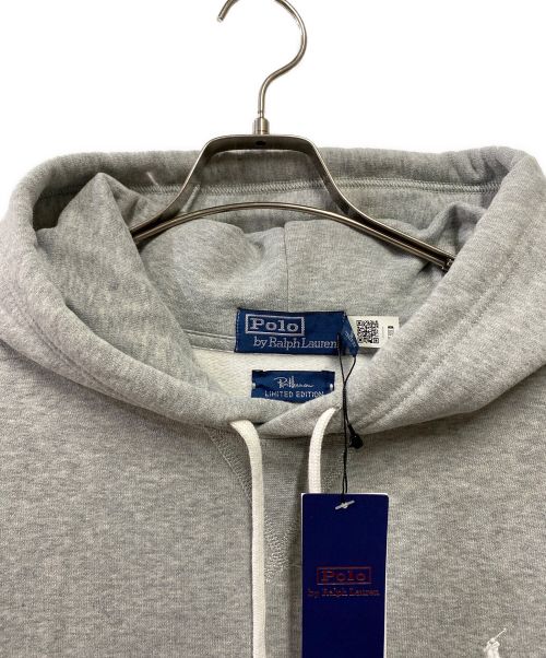 POLO RALPH LAUREN（ポロ・ラルフローレン）POLO RALPH LAUREN (ポロ・ラルフローレン) Ron Herman (ロンハーマン) 別注プルオーバーパーカー グレー サイズ:ＸＬ 未使用品の古着・服飾アイテム