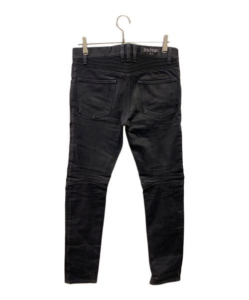 BALMAIN（バルマン）BALMAIN (バルマン) バイカーデニム ブラック サイズ:29の古着・服飾アイテム