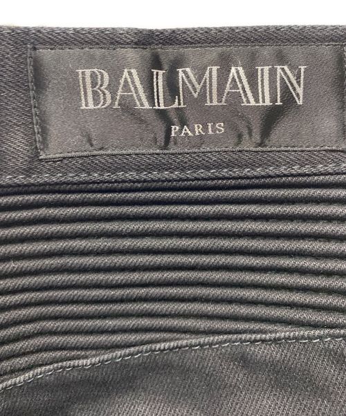 BALMAIN（バルマン）BALMAIN (バルマン) バイカーデニム ブラック サイズ:29の古着・服飾アイテム