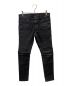 BALMAIN（バルマン）の古着「バイカーデニム」｜ブラック