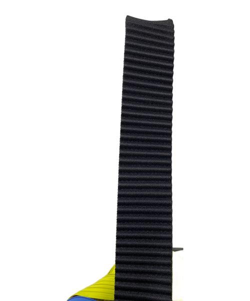 PLEATS PLEASE（プリーツプリーズ）PLEATS PLEASE (プリーツプリーズ) プリーツスクエアバッグ イエロー×ブルーの古着・服飾アイテム