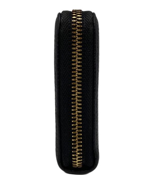 bonaventura（ボナベンチュラ）bonaventura (ボナベンチュラ) ラウンドファスナー長財布 ブラックの古着・服飾アイテム