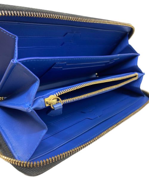 bonaventura（ボナベンチュラ）bonaventura (ボナベンチュラ) ラウンドファスナー長財布 ブラックの古着・服飾アイテム